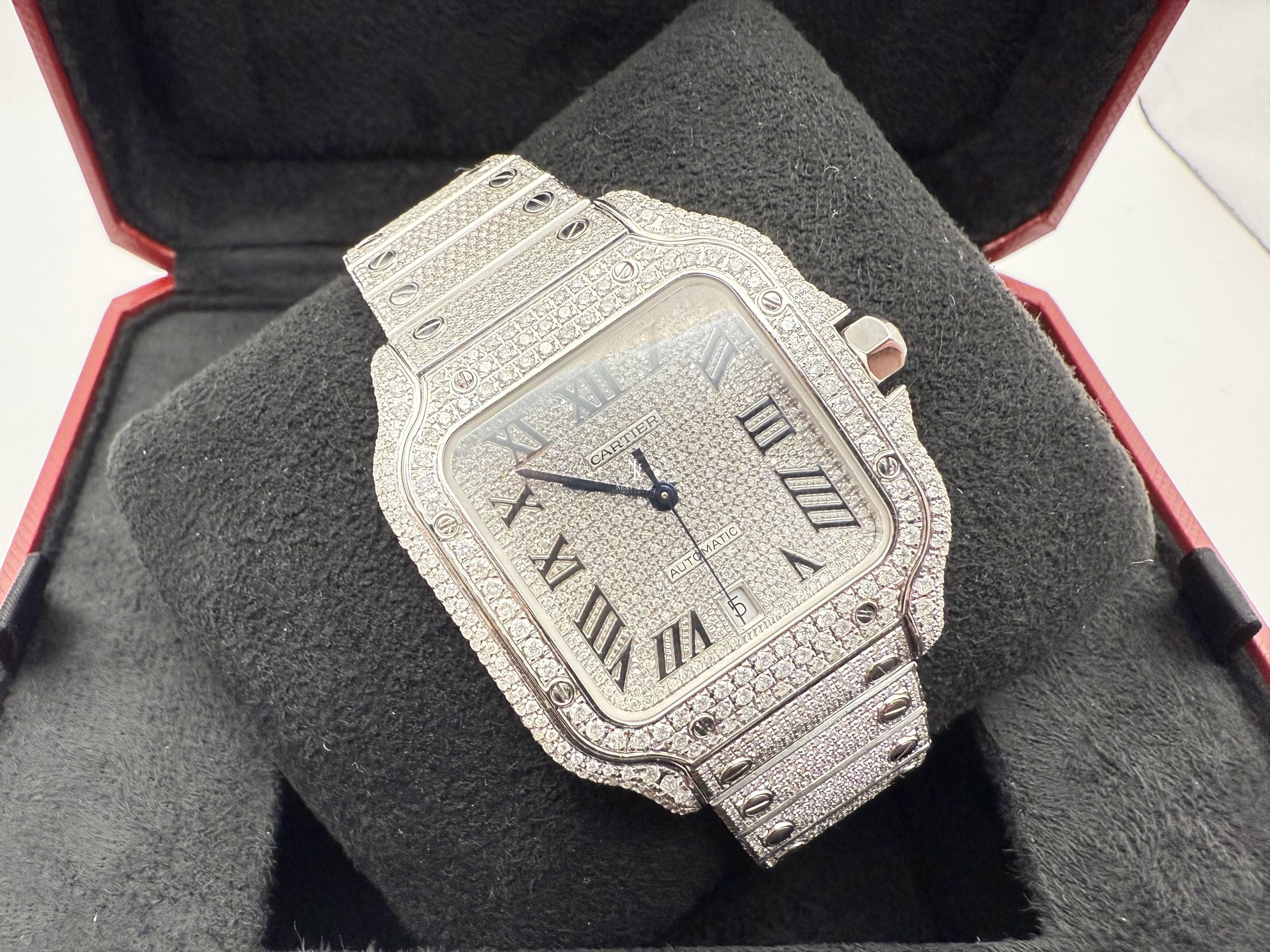 Cartier Santos Large "ICED"